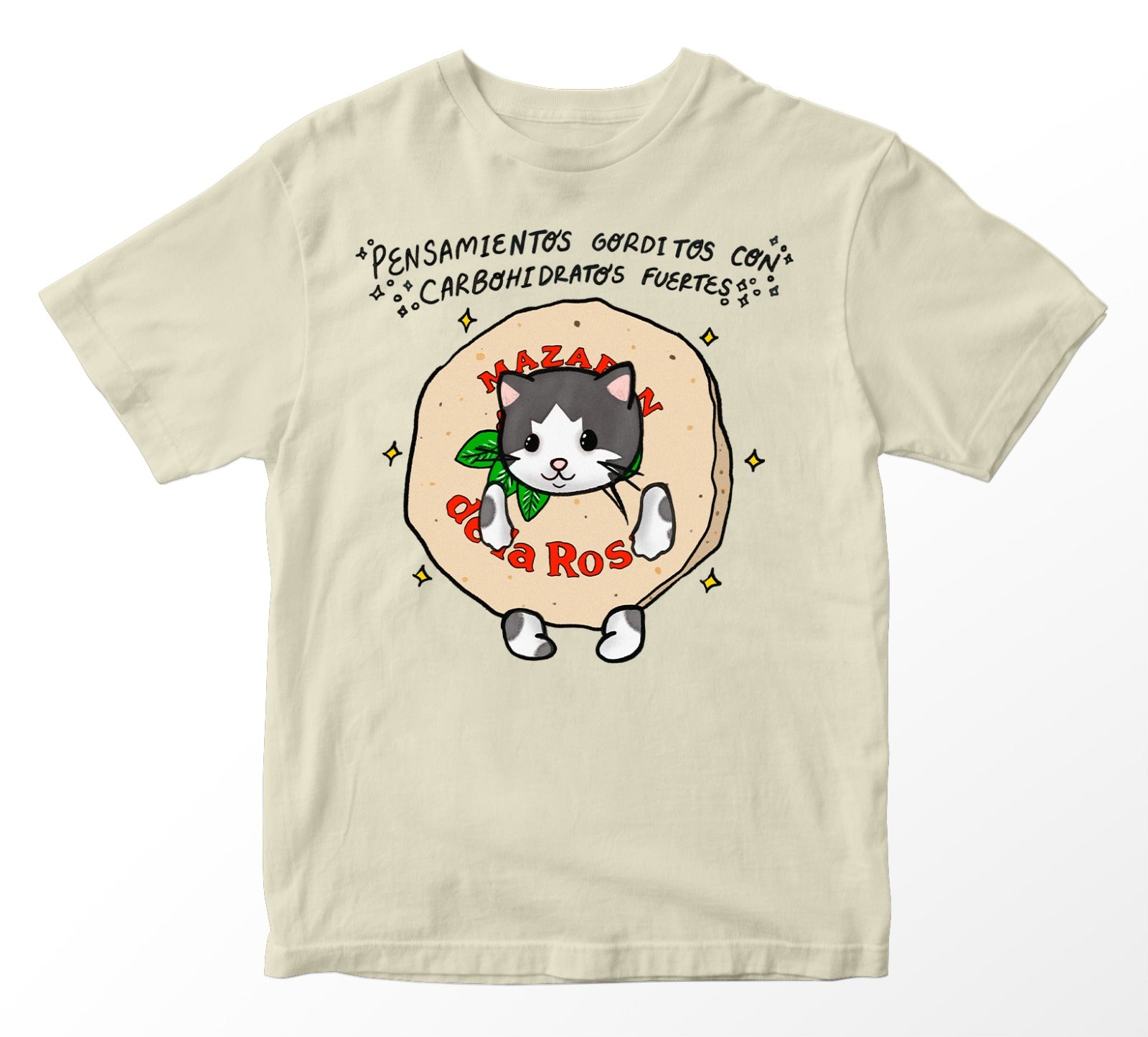 Playera Gato Mazapán