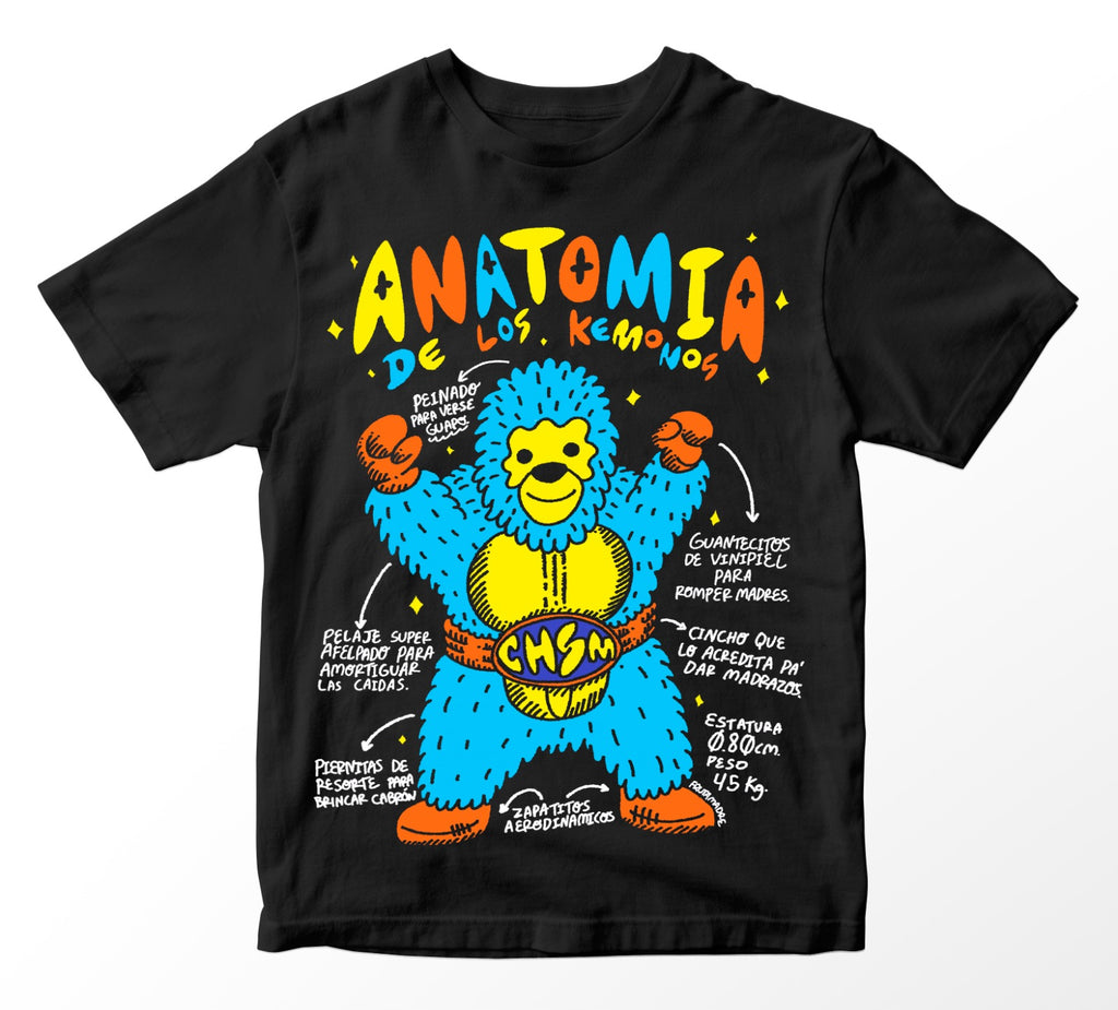 Playera Anatomia del Kemonito