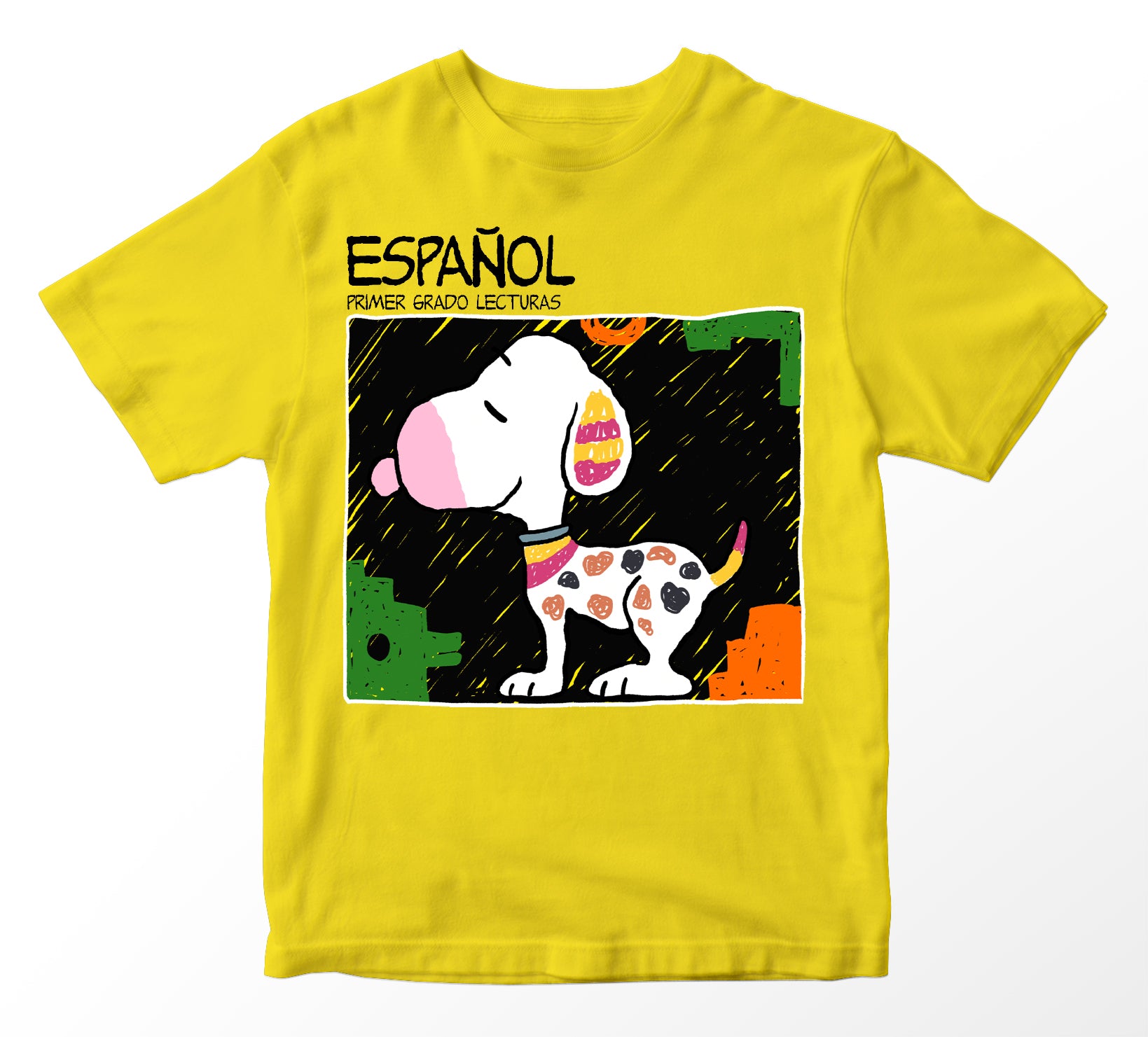 Playera Snoopy Libro de Español